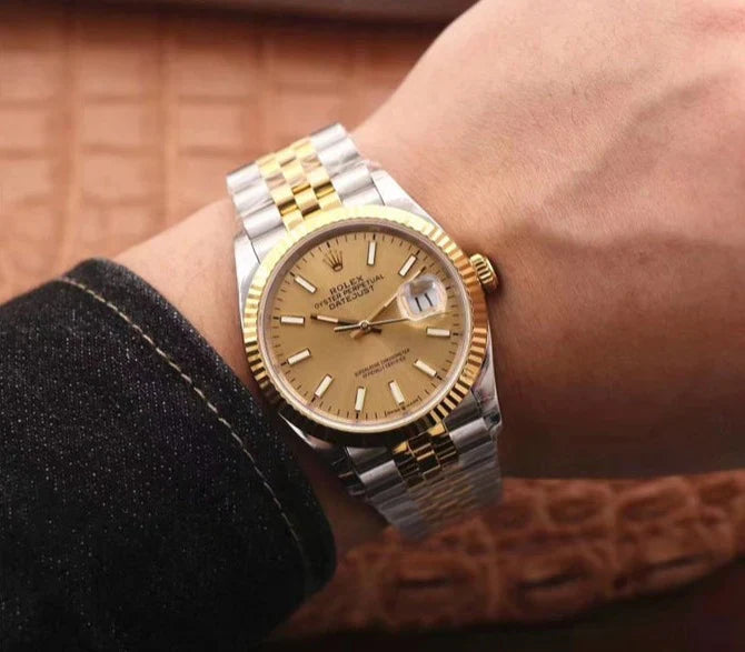 Rolex Oyster Perpetual Datejust 36 – Champagne Diamond Dial